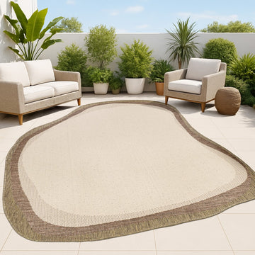 Wyatt Modern Rustic Abstract Indoor/Outdoor Area Rug